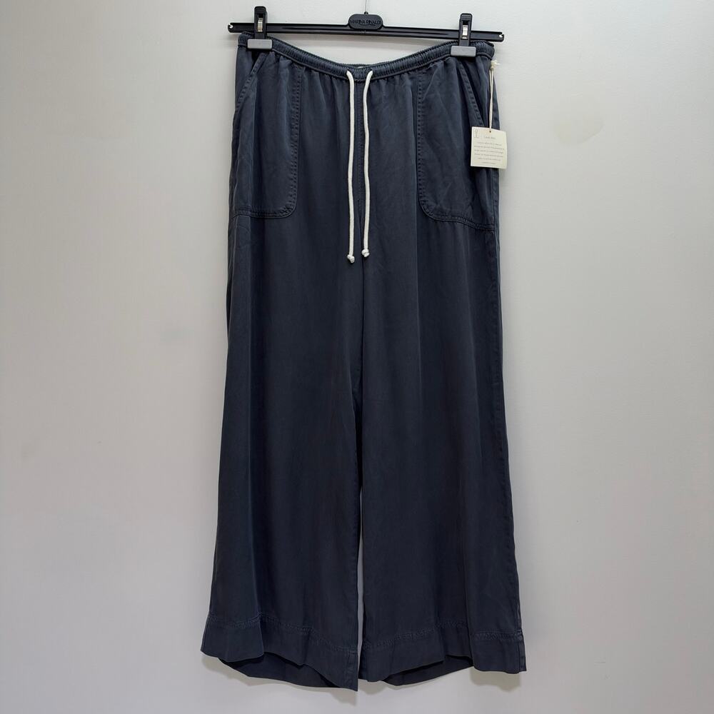 NWT Joie Lyocell Wide Leg Pant Elastic Waistband XL Vintage Look Coastal Boho